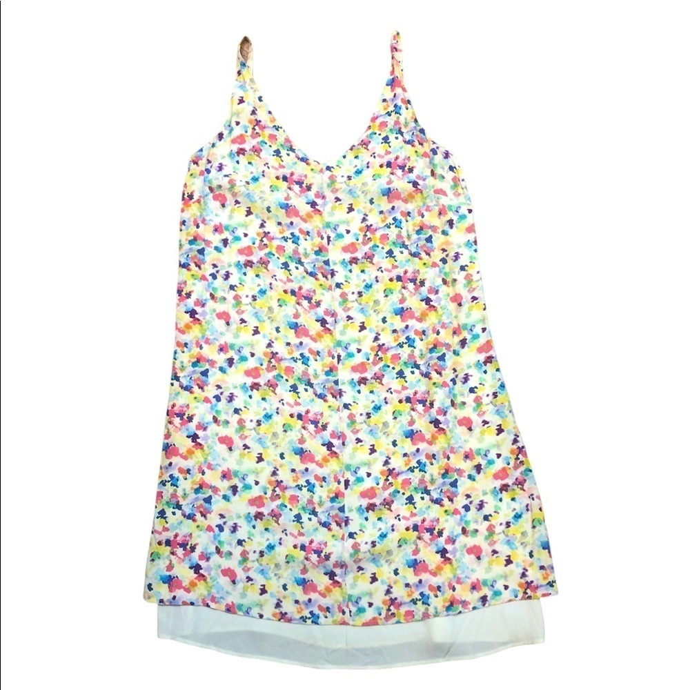 Meadow Floral Water Color Slip Dress by CAbi - Picture 4 of 16